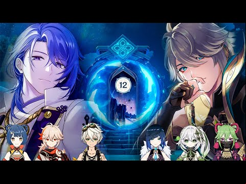 4.0 Genshin impact | Витая Бездна 12 этаж | Аято и Аль-Хайтам