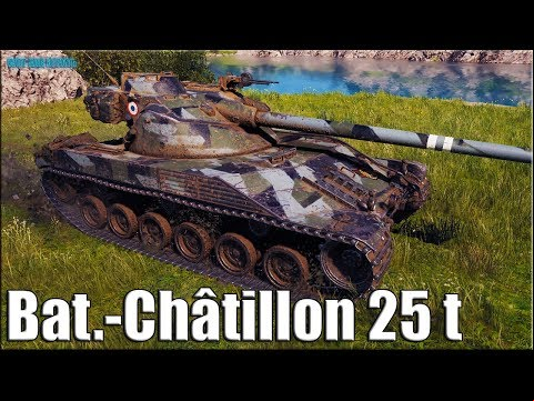 Bat.-Chatillon 25 t до последнего снаряда ✅ World of Tanks лучший бой