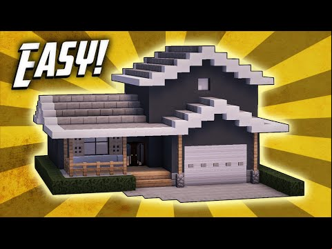 Minecraft: How To Build A Suburban House Tutorial (#2)