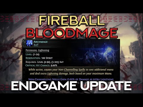 Goratha&#039;s POE2 Fireball Blood Mage Endgame UPDATE! Is Archmage overpowered?!