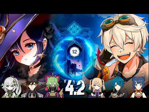 4.2 Genshin impact | Мона и Беннет C6 | Витая Бездна 12 этаж