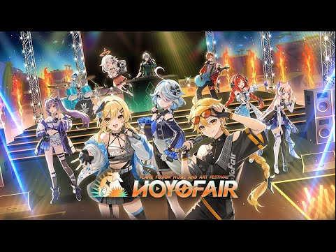 HoYoFair2024 &quot;Flame Fusion Music and Art Festival&quot; Genshin Impact Fan Art Special Program