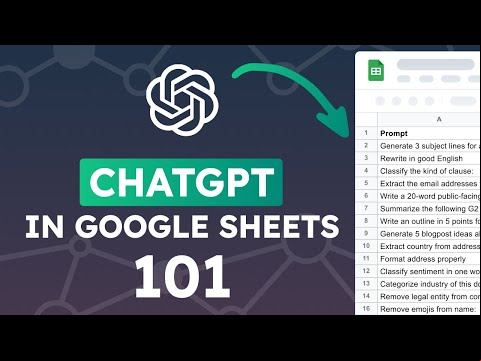 ChatGPT in Google Sheets: a beginner&#039;s guide (101)